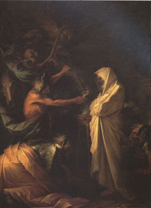 The Spirit of Samuel Called up before Saul by the Witch of Endor (mk05)